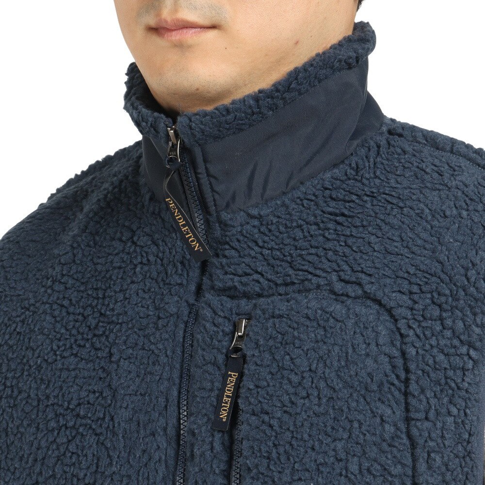 ペンドルトン（PENDLETON）（メンズ）ジャケット アウター ボア スタンドベスト Navy 2475-9017 10067 あったかベスト★★★