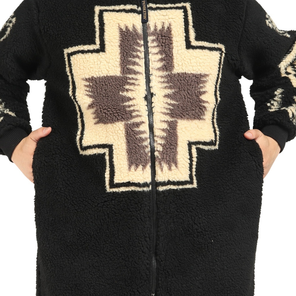 ペンドルトン（PENDLETON）（メンズ）ジャケット アウター ボア ロングカーディガン Black 2475-9106 10049 羽織物 ルームウェア