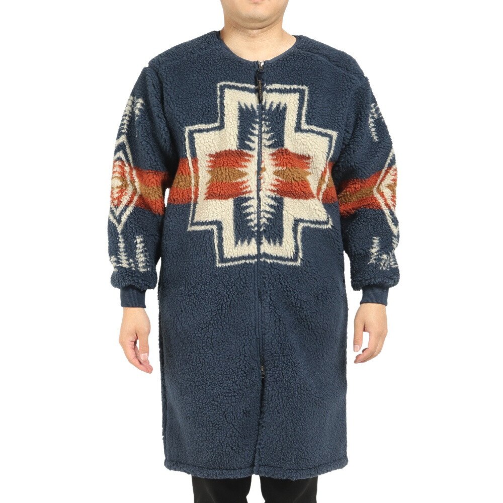 ペンドルトン（PENDLETON）（メンズ）ジャケット アウター ボア ロングカーディガン Navy 2475-9106 10067 羽織物 ルームウェア