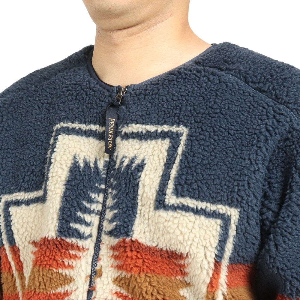 ペンドルトン（PENDLETON）（メンズ）ジャケット アウター ボア ロングカーディガン Navy 2475-9106 10067 羽織物 ルームウェア