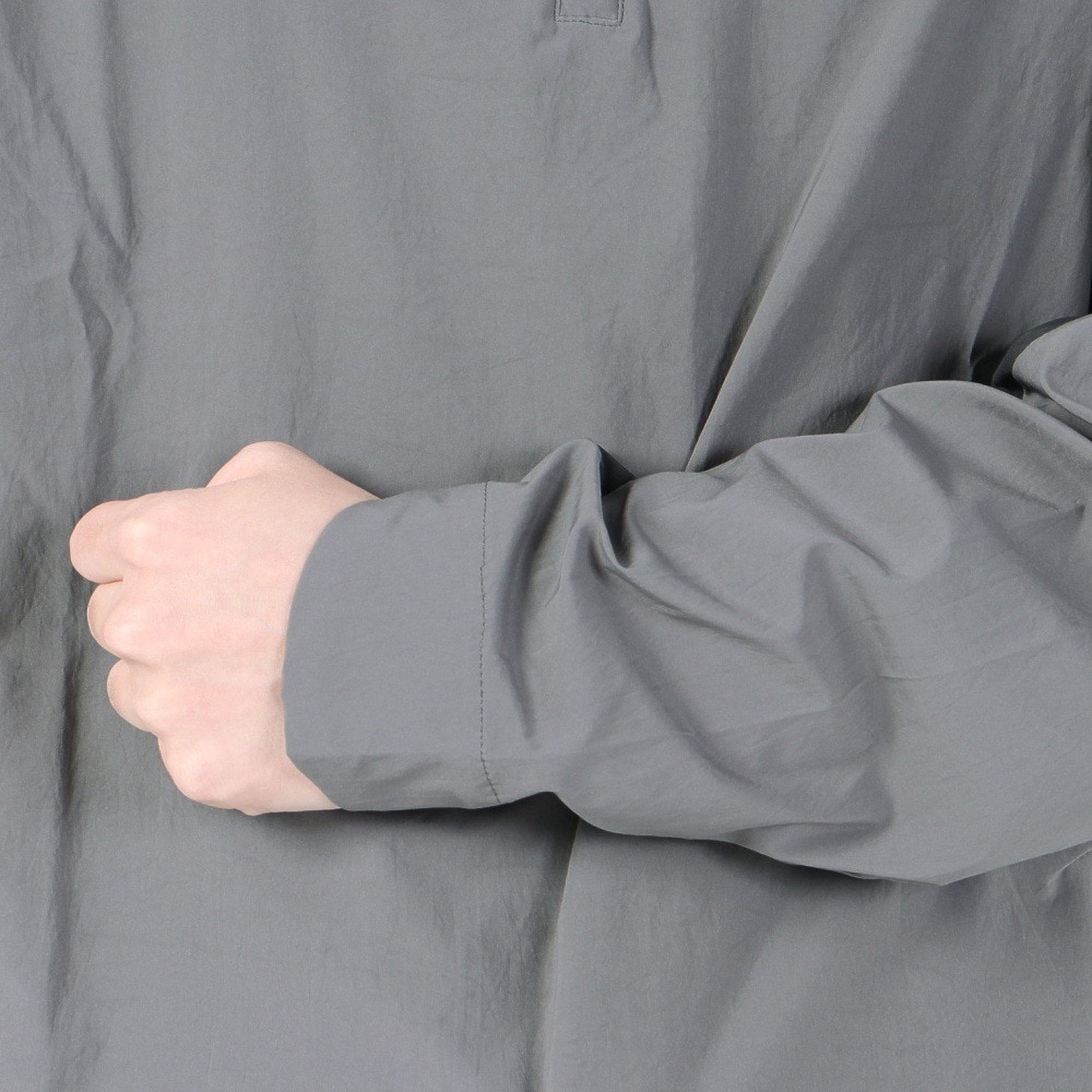 オークリー（OAKLEY）（メンズ）アウター ラチチュード アノラック LATITUDE ANORAK FOA404283-25N グレー 撥水 ハーフジップ