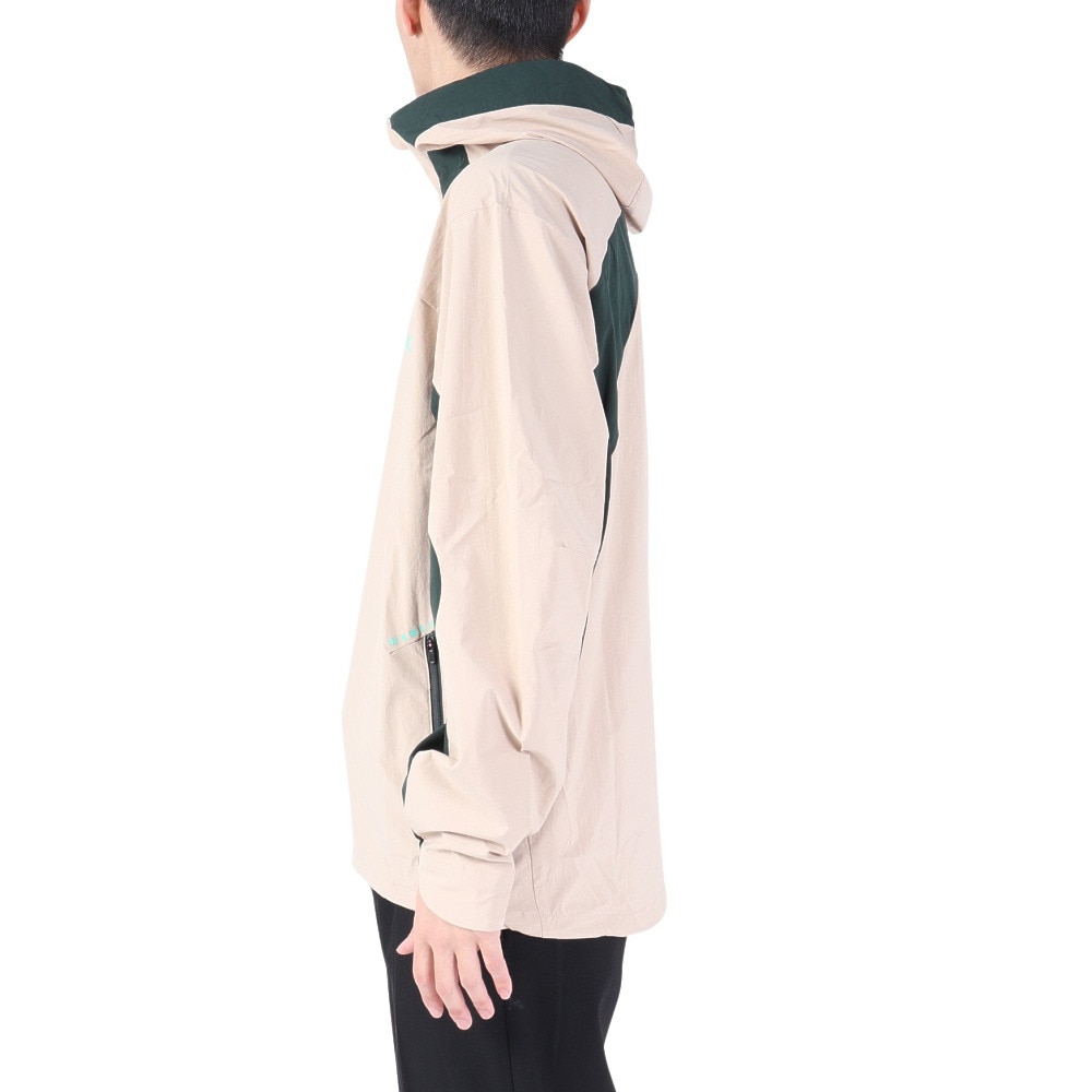 オークリー（OAKLEY）（メンズ）アウター ラチチュード アノラック LATITUDE ANORAK FOA404283 ベージュ USサイズ 撥水 ハーフジップ