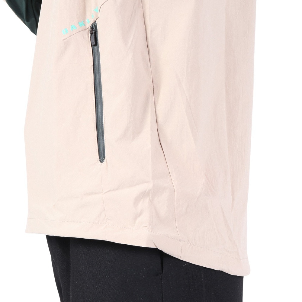 オークリー（OAKLEY）（メンズ）アウター ラチチュード アノラック LATITUDE ANORAK FOA404283 ベージュ USサイズ 撥水 ハーフジップ