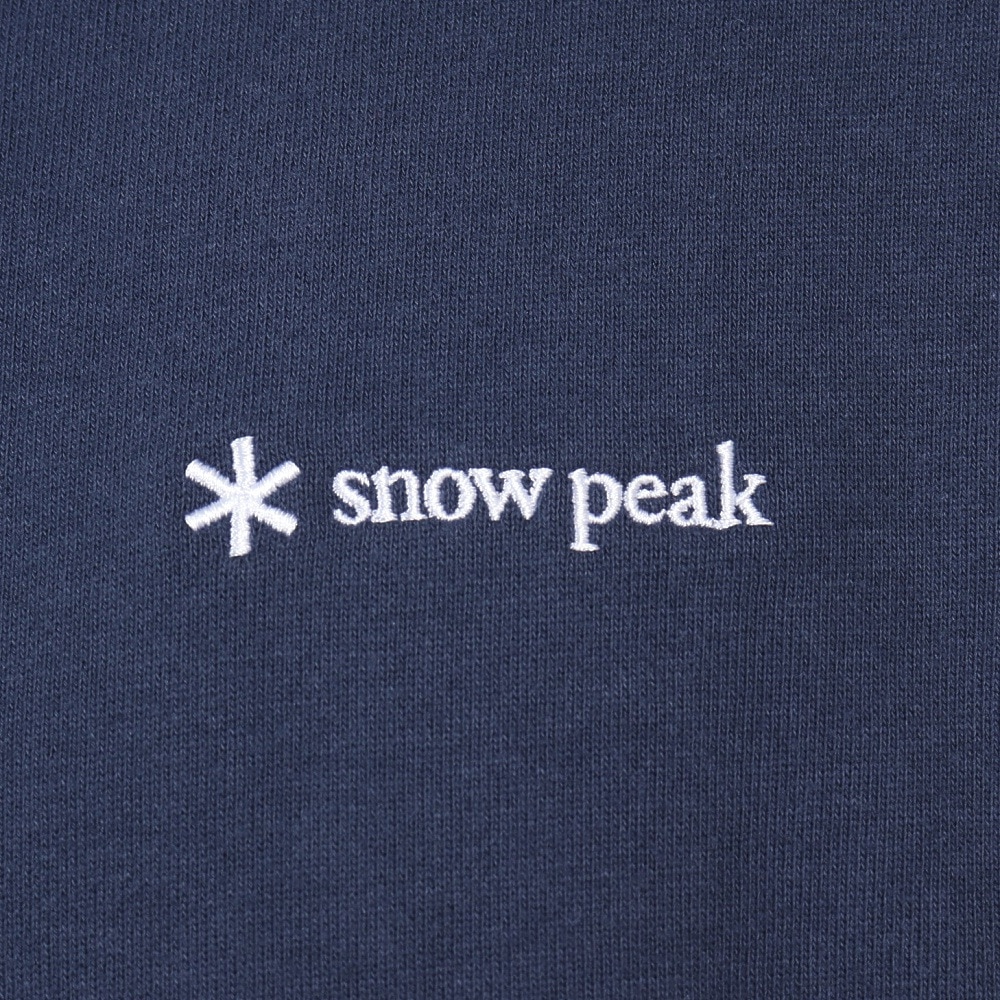 スノーピーク（snow peak）（メンズ）パーカー スウェット ロゴジップアップフーディー SPE-SW-23AU001 NV ネイビー