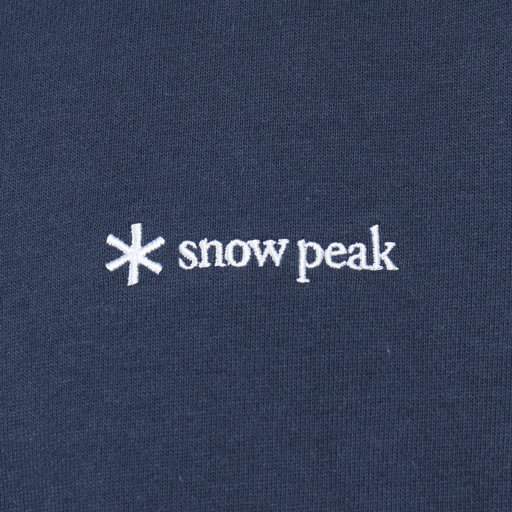 スノーピーク（snow peak）（メンズ）トレーナー スウェット ロゴスウェットプルオーバー SPE-SW-23AU002 NV ネイビー