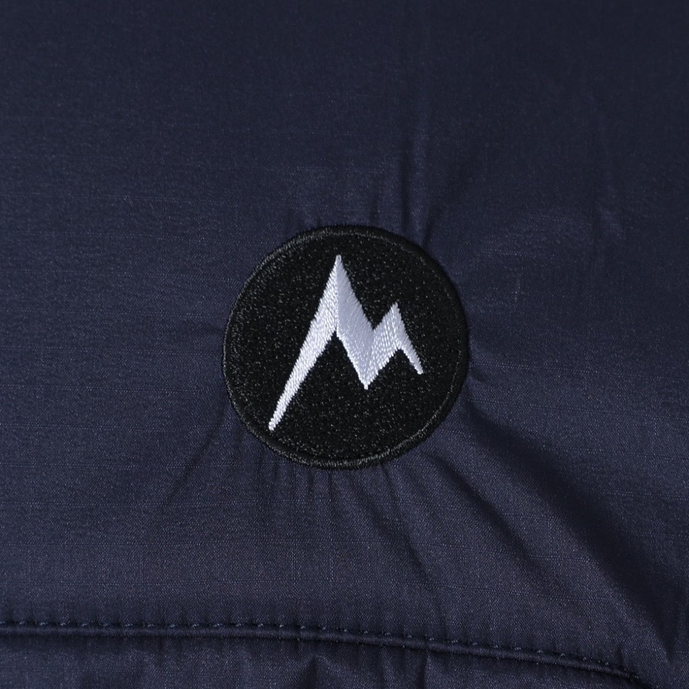 マーモット（Marmot）（メンズ）中綿ジャケット アウター ノーカラーパディング ジャケット TSFMO203-M003 ネイビー