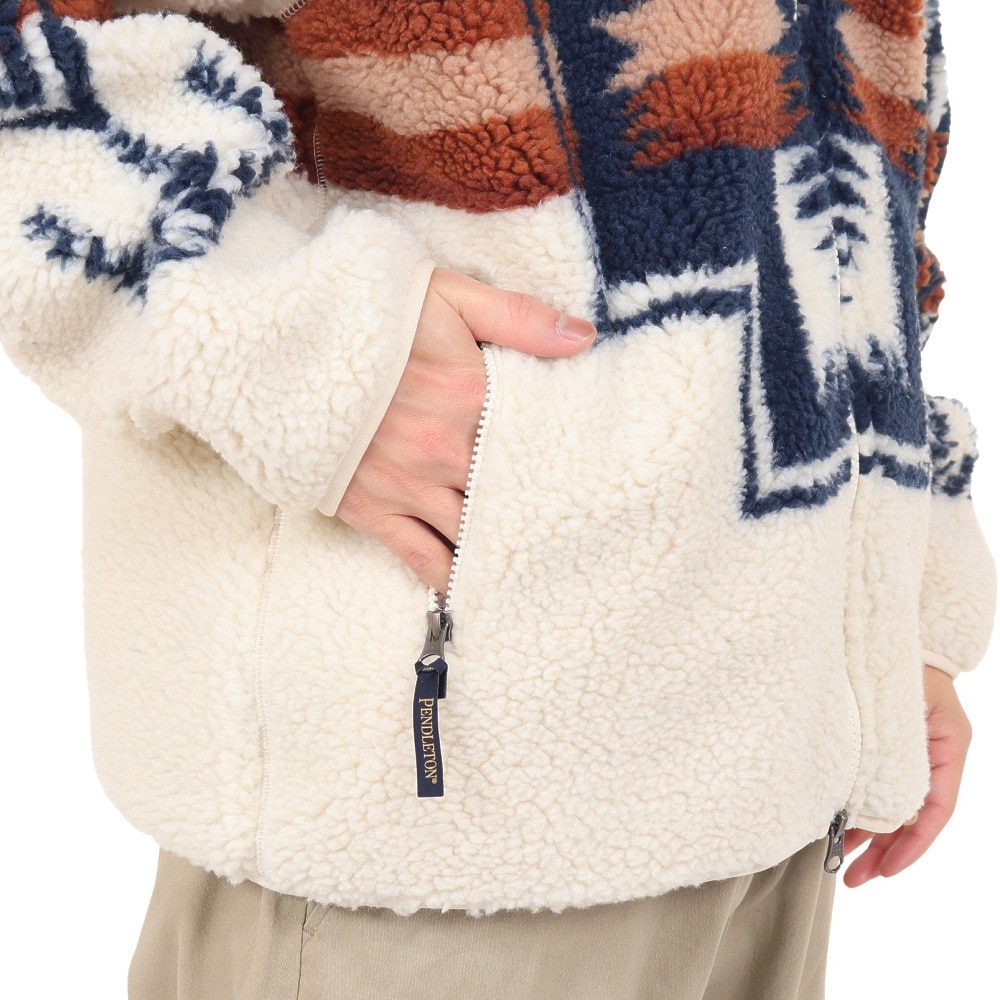 ペンドルトン（PENDLETON）（メンズ、レディース）ジャケット アウター ボア スタンド ブルゾン 19807251 Ivory