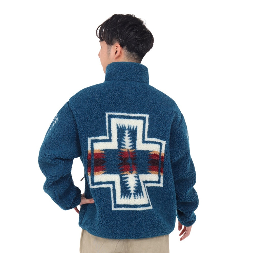 ペンドルトン（PENDLETON）（メンズ、レディース）ジャケット アウター ボア スタンド ブルゾン 19807251 Turquoise