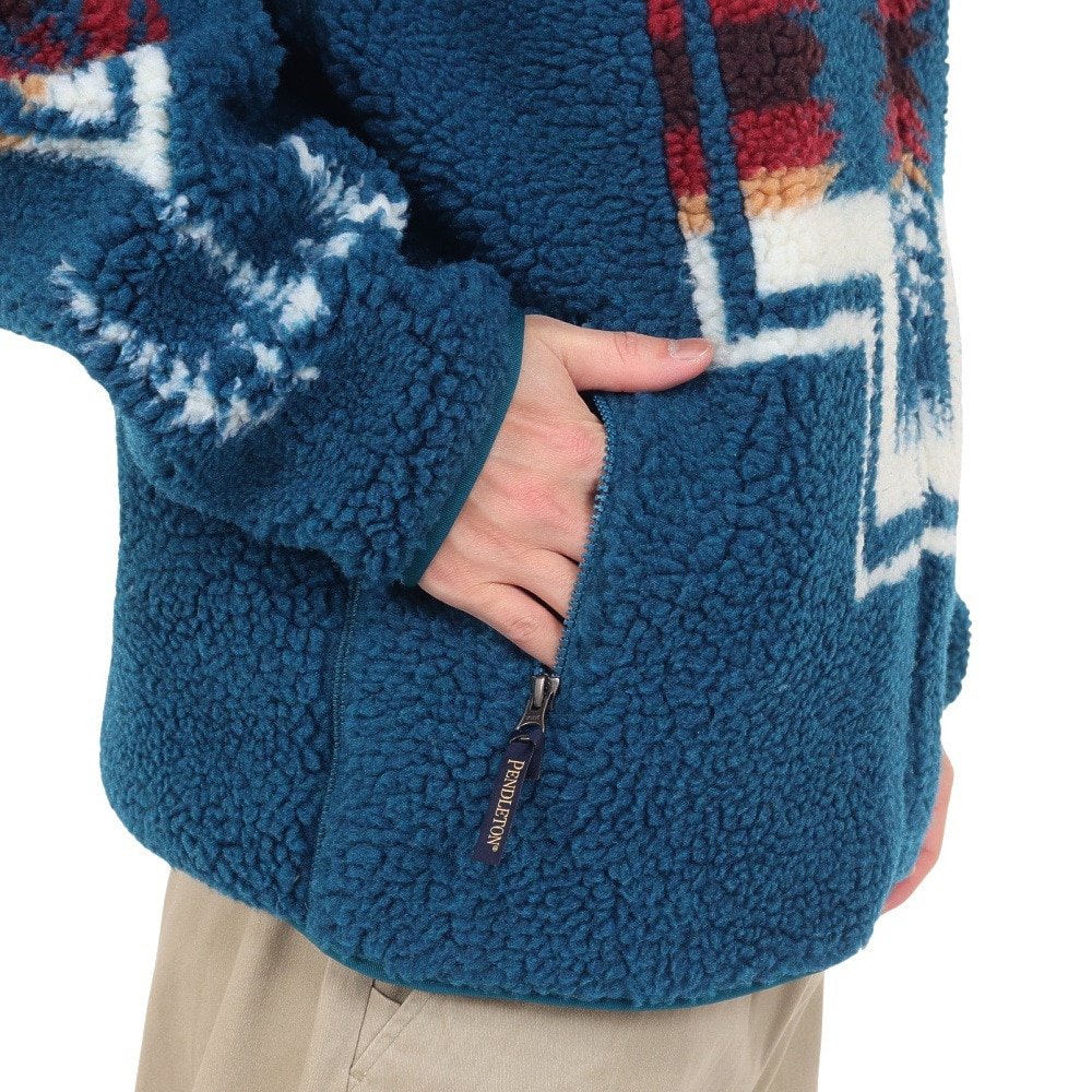 ペンドルトン（PENDLETON）（メンズ、レディース）ジャケット アウター ボア スタンド ブルゾン 19807251 Turquoise