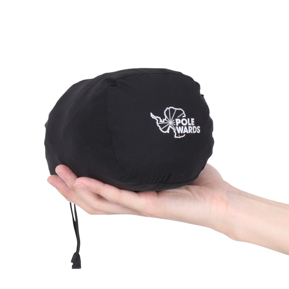 POLEWARDS（メンズ）アウター 中綿 ジャケット エクスコア レッドポイントV3 フーディ PW2SJN04 BLK ブラック 収納袋付