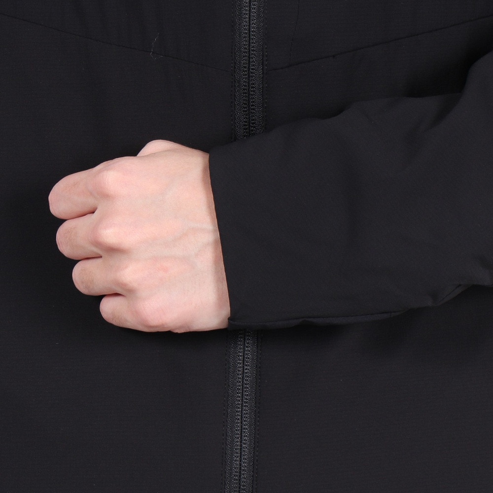 POLEWARDS（メンズ）アウター 中綿 ジャケット エクスコア レッドポイントV3 フーディ PW2SJN04 BLK ブラック 収納袋付