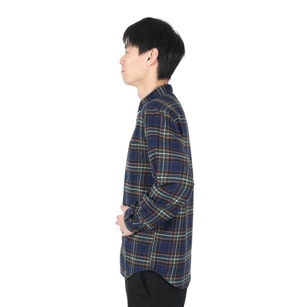 マーモット（Marmot）（メンズ）チェック柄 長袖シャツ TOMSJB80XB GR グリーン ネルシャツ 速乾 抗菌 防臭 UVカット カジュアルシャツ★★★