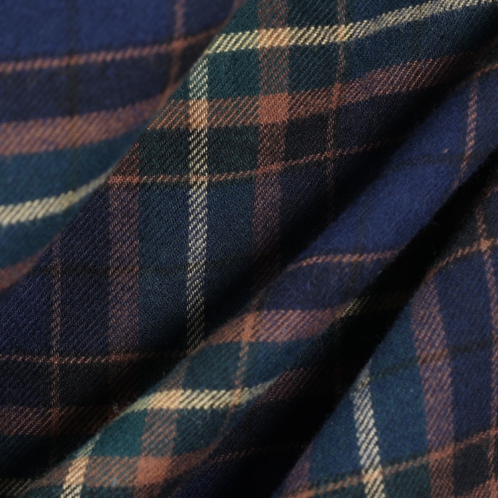 マーモット（Marmot）（メンズ）チェック柄 長袖シャツ TOMSJB80XB GR グリーン ネルシャツ 速乾 抗菌 防臭 UVカット カジュアルシャツ★★★