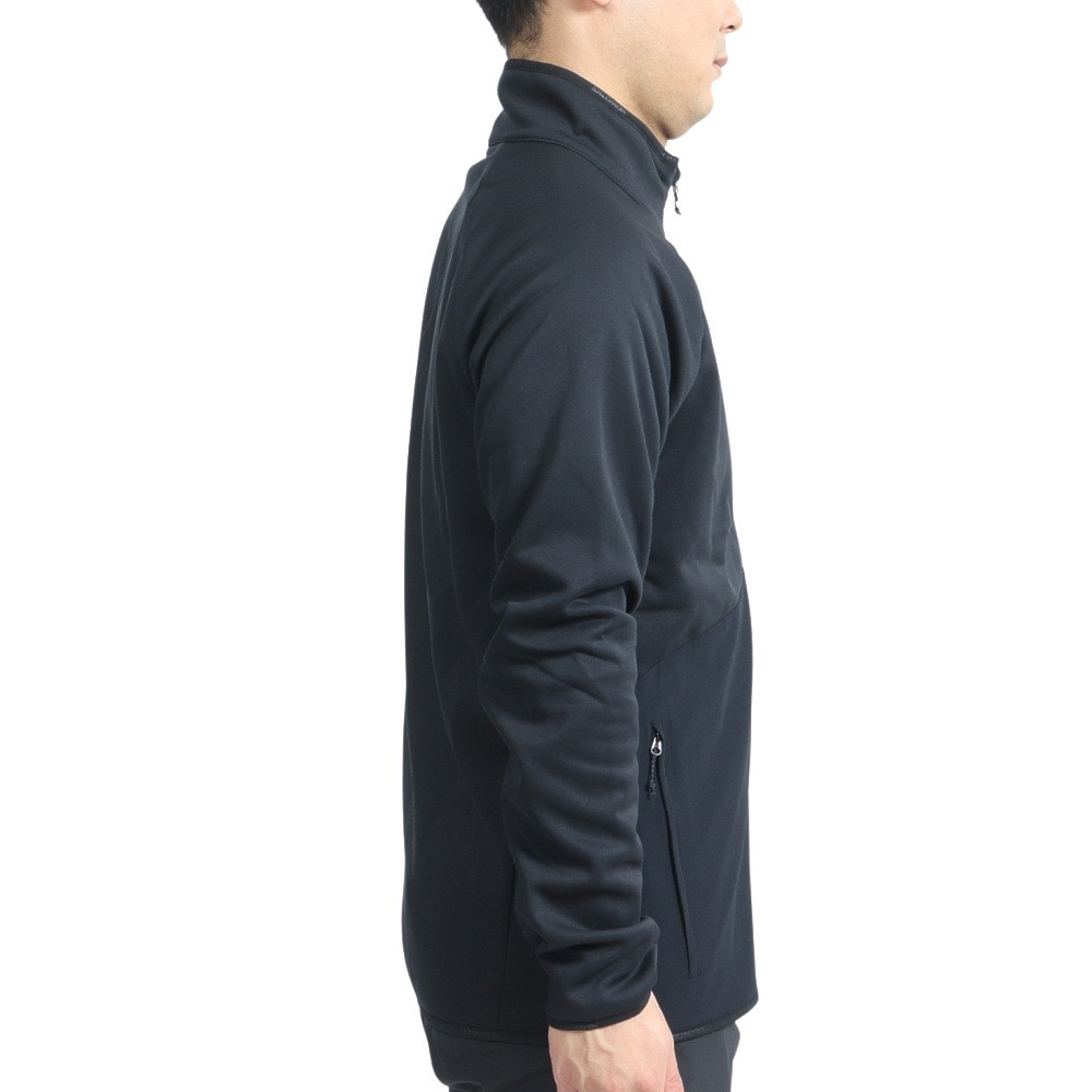 サロモン（SALOMON）（メンズ）アウトドア 長袖シャツ フルジップ ミドルレイヤー ジャケット ESSENTIAL WARM LC1829800