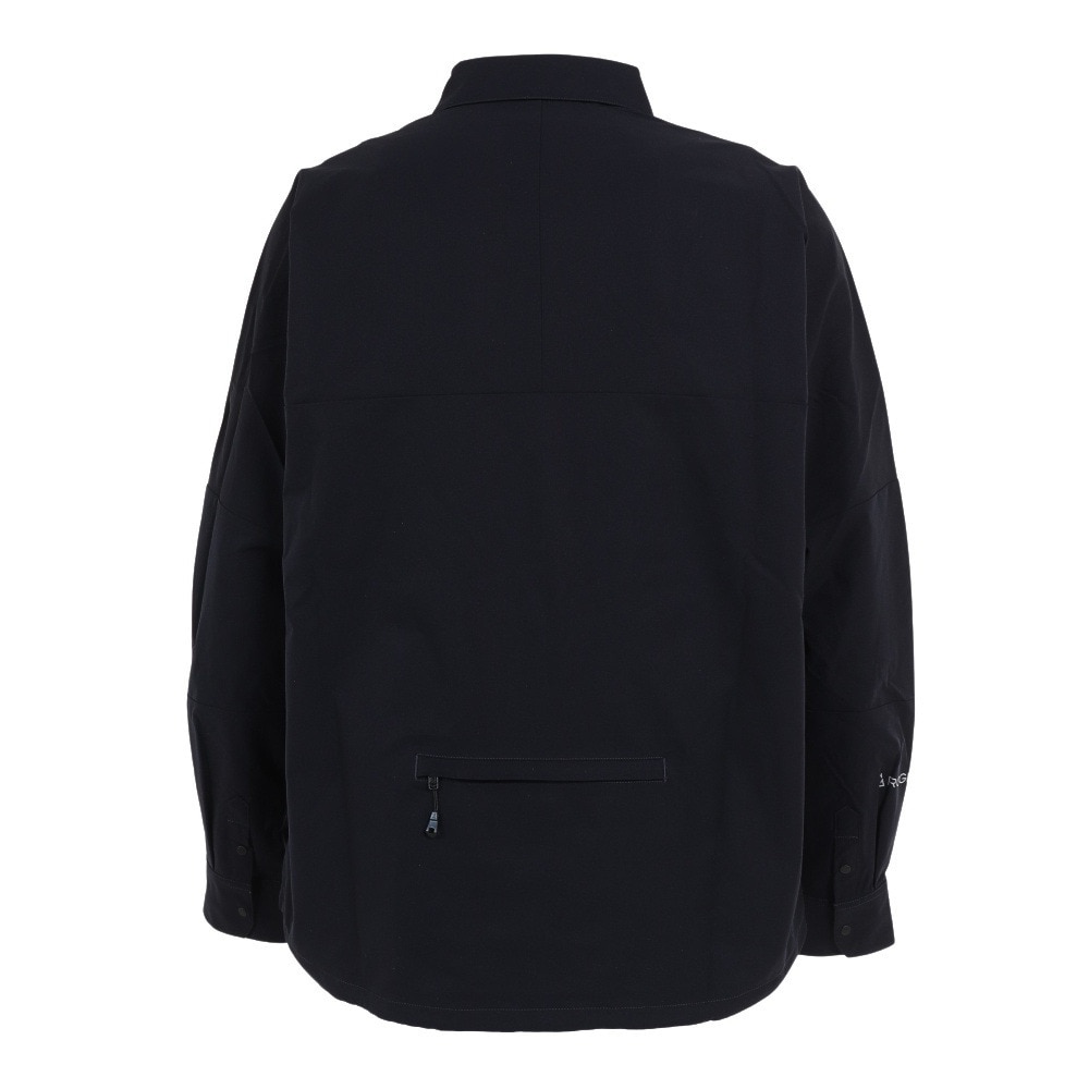 ロジャーエーガー（ROGEREGGER）（メンズ）スイスブランド 軽量 撥水 4Way ストレッチ 長袖シャツ ヤマシャツ デュアル RE23SVT5610021NVY ネイビー