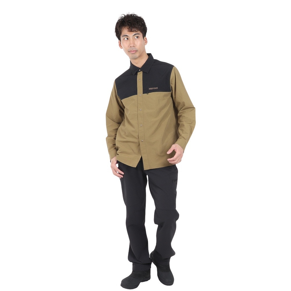 マーモット（Marmot）（メンズ）長袖シャツ クライムドットシャツ TSFMS201-M006