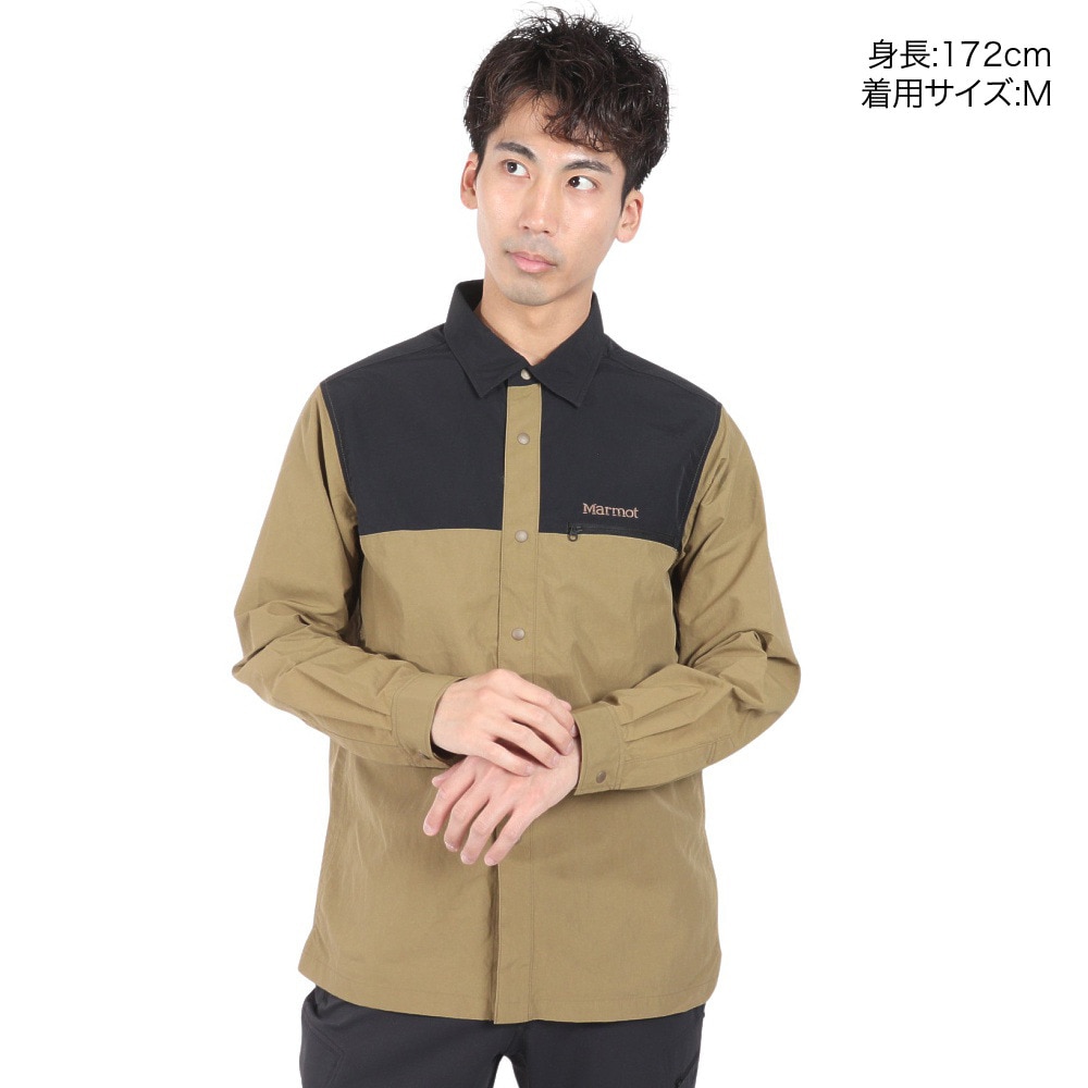 マーモット（Marmot）（メンズ）長袖シャツ クライムドットシャツ TSFMS201-M006