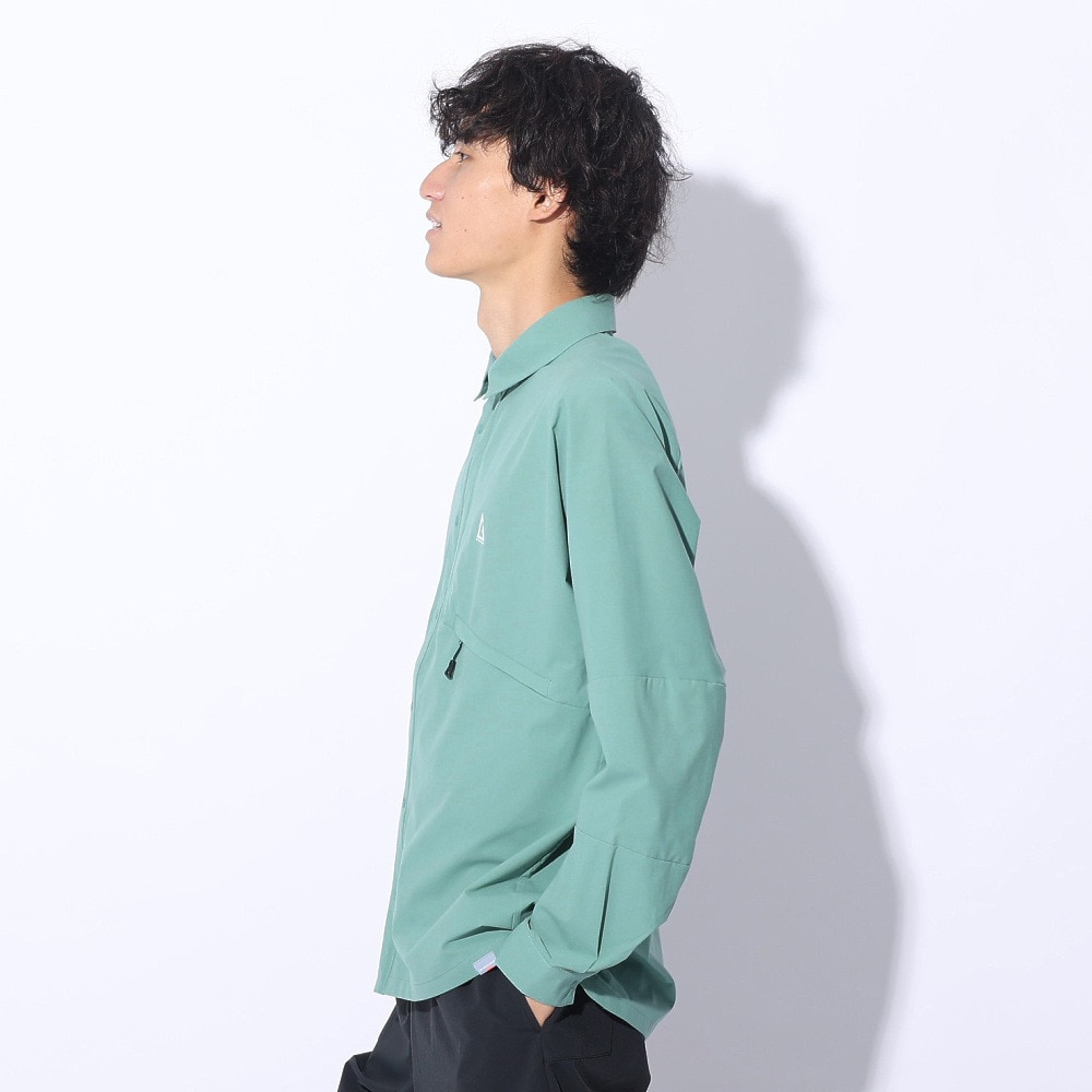 ロジャーエーガー（ROGEREGGER）（メンズ）撥水 4Way ストレッチ 長袖シャツ ベルクシャツ RE24SHY5610012 MNT