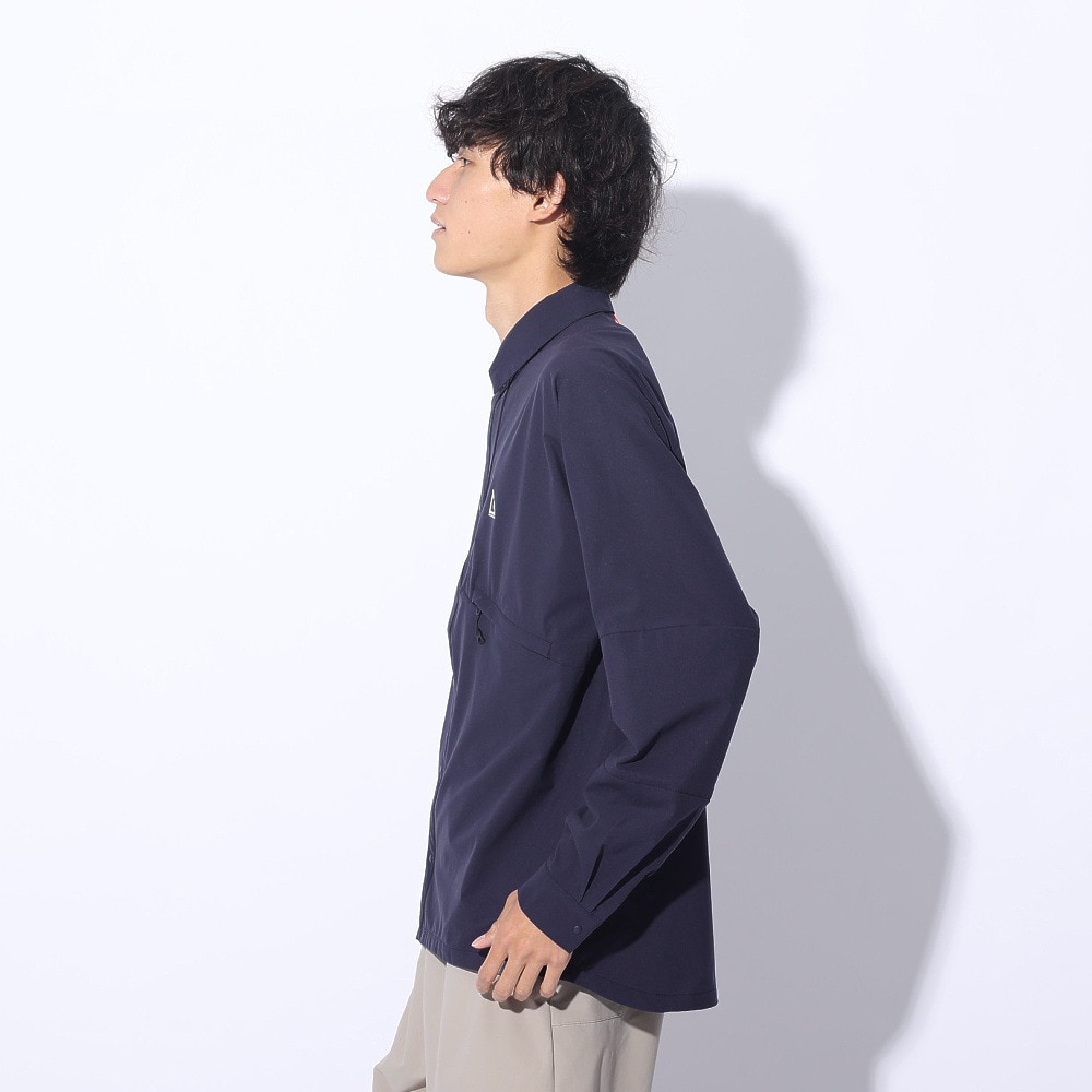 ロジャーエーガー（ROGEREGGER）（メンズ）撥水 4Way ストレッチ 長袖シャツ ベルクシャツ RE24SHY5610012 NVY