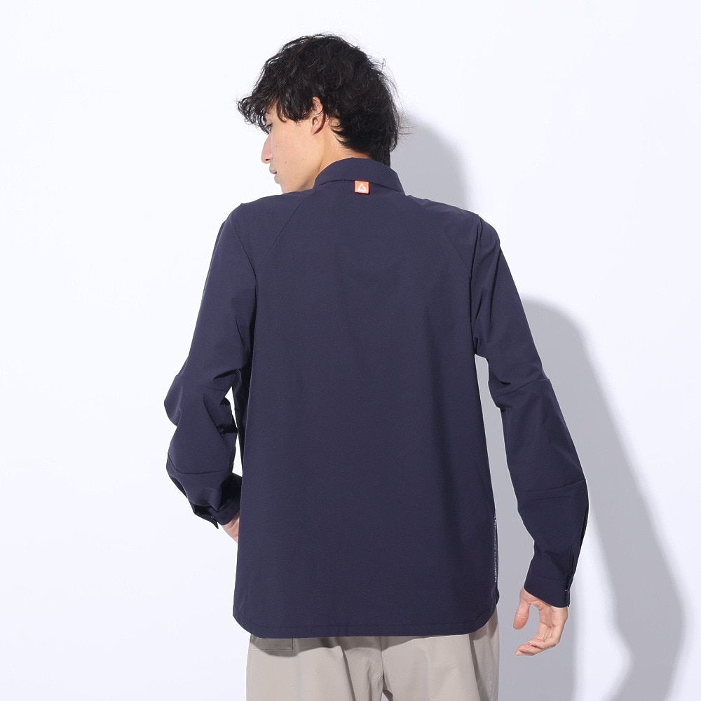 ロジャーエーガー（ROGEREGGER）（メンズ）撥水 4Way ストレッチ 長袖シャツ ベルクシャツ RE24SHY5610012 NVY