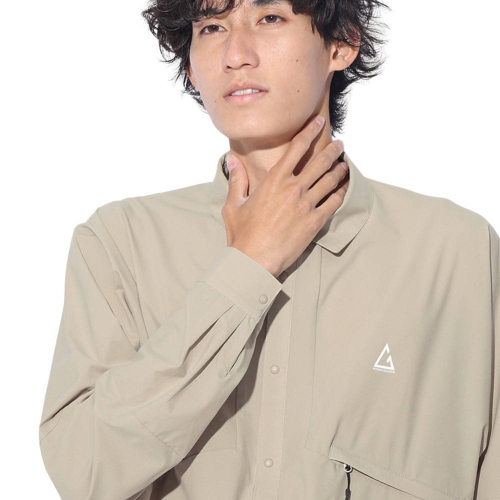 ロジャーエーガー（ROGEREGGER）（メンズ）撥水 4Way ストレッチ 長袖シャツ ベルクシャツ RE24SHY5610012 SBEG