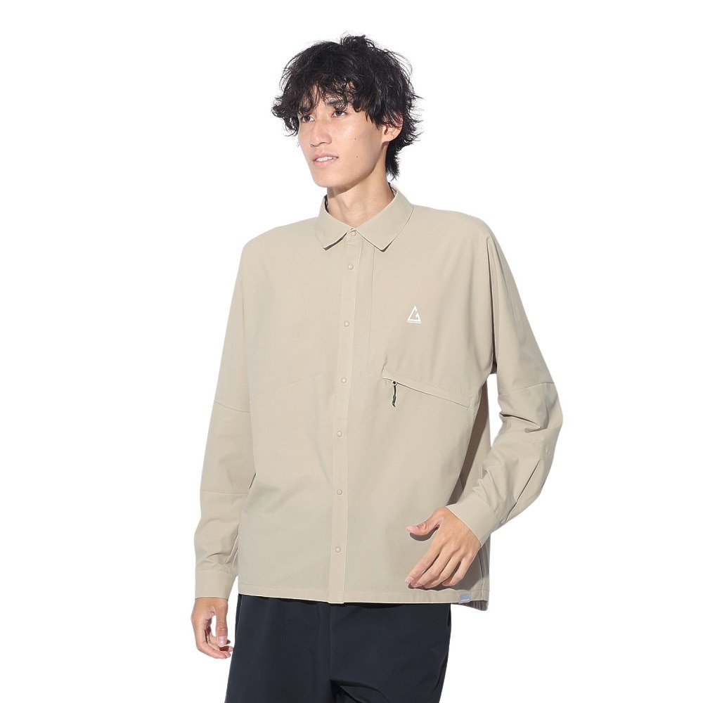 ロジャーエーガー（ROGEREGGER）（メンズ）撥水 4Way ストレッチ 長袖シャツ ベルクシャツ RE24SHY5610012 SBEG