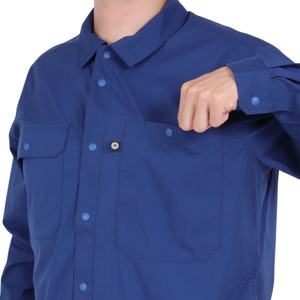 マーモット（Marmot）（メンズ）撥水 通気性 抜群 シンプル 長袖シャツ Light Lipsop Shirts TSSMS402-SSL