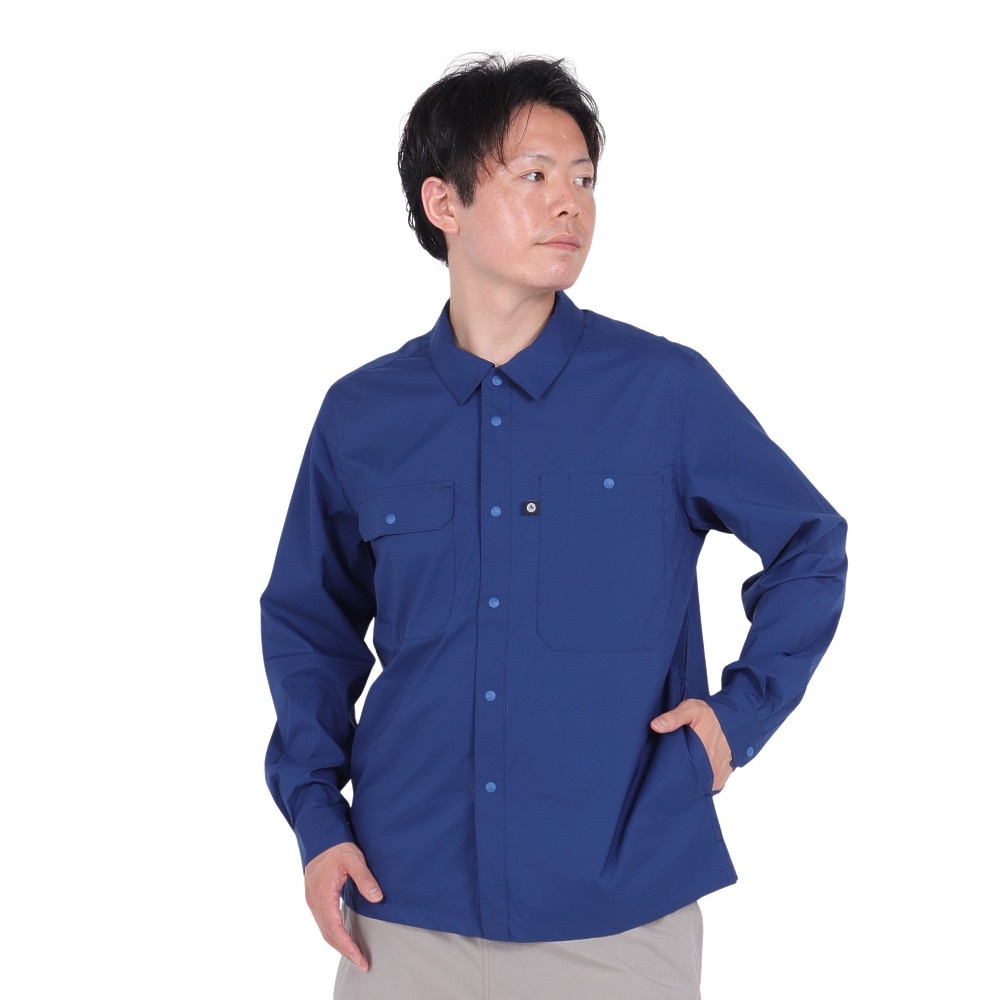 マーモット（Marmot）（メンズ）撥水 通気性 抜群 シンプル 長袖シャツ Light Lipsop Shirts TSSMS402-SSL