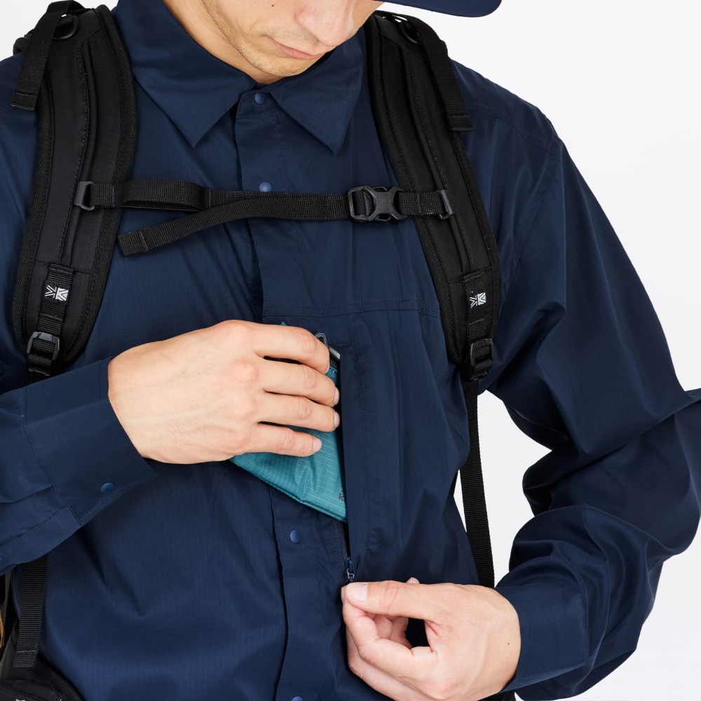 カリマー（karrimor）（メンズ）長袖シャツ エアリアル ロングスリーブ シャツ 101521-5000