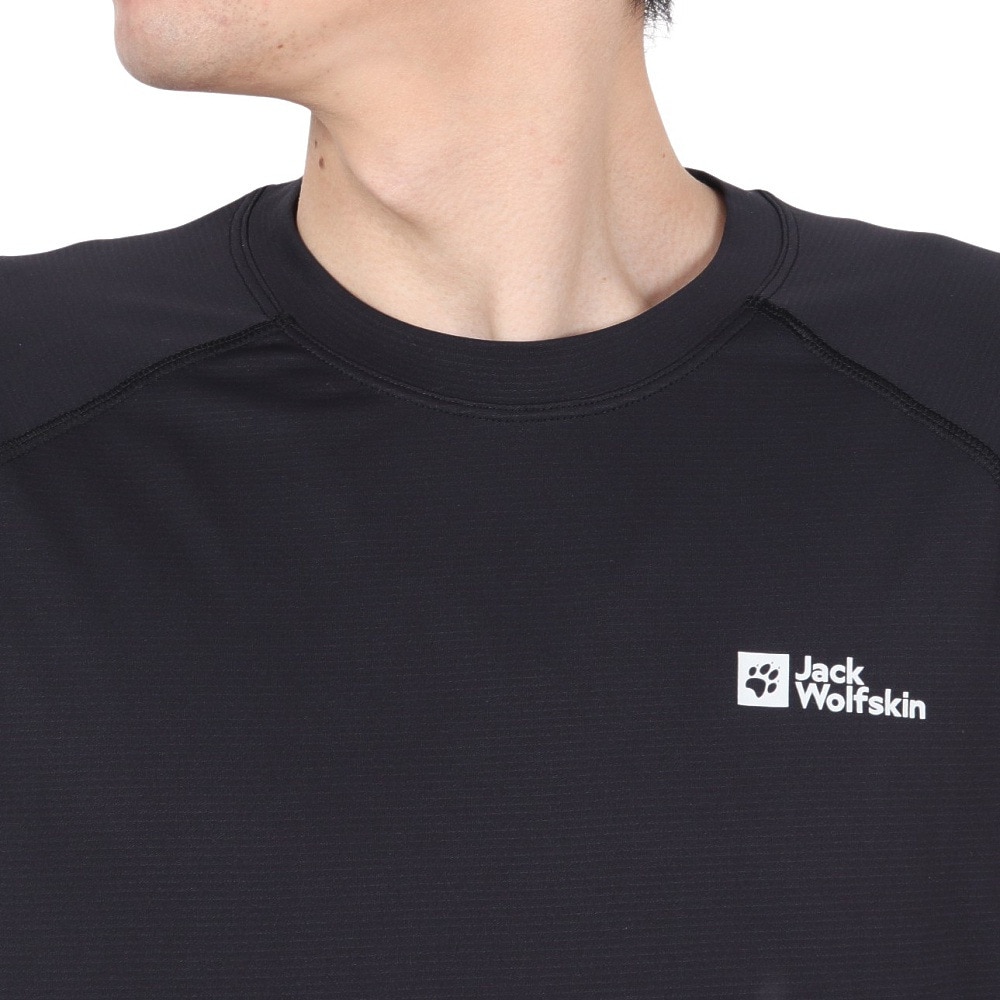 ジャックウルフスキン（JackWolfskin）（メンズ）長袖シャツ インフィニットライト ベースレイヤー A60320-6000