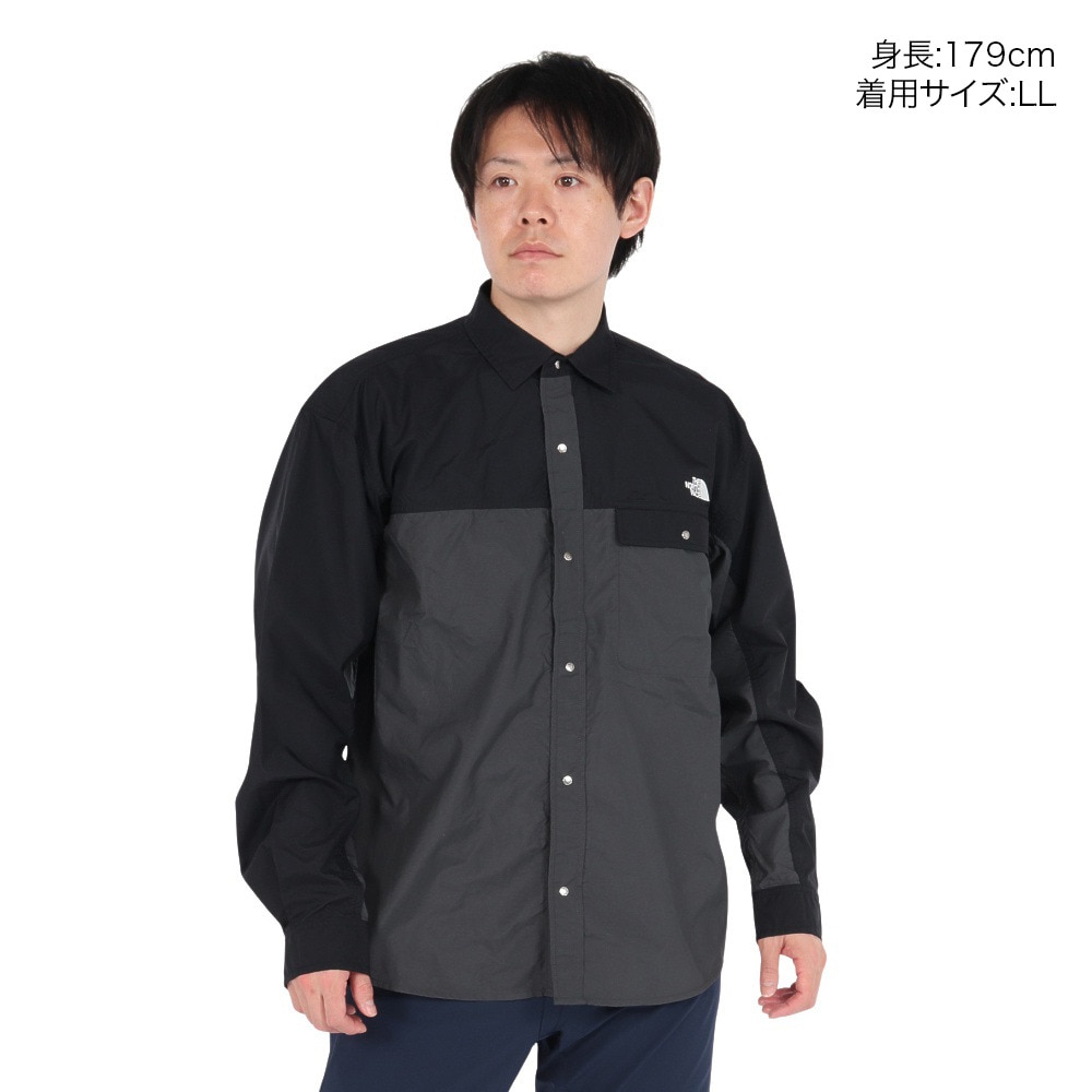 ザ・ノース・フェイス（THE NORTH FACE）（メンズ、レディース）長袖シャツ NUPTSE NR12552 BA