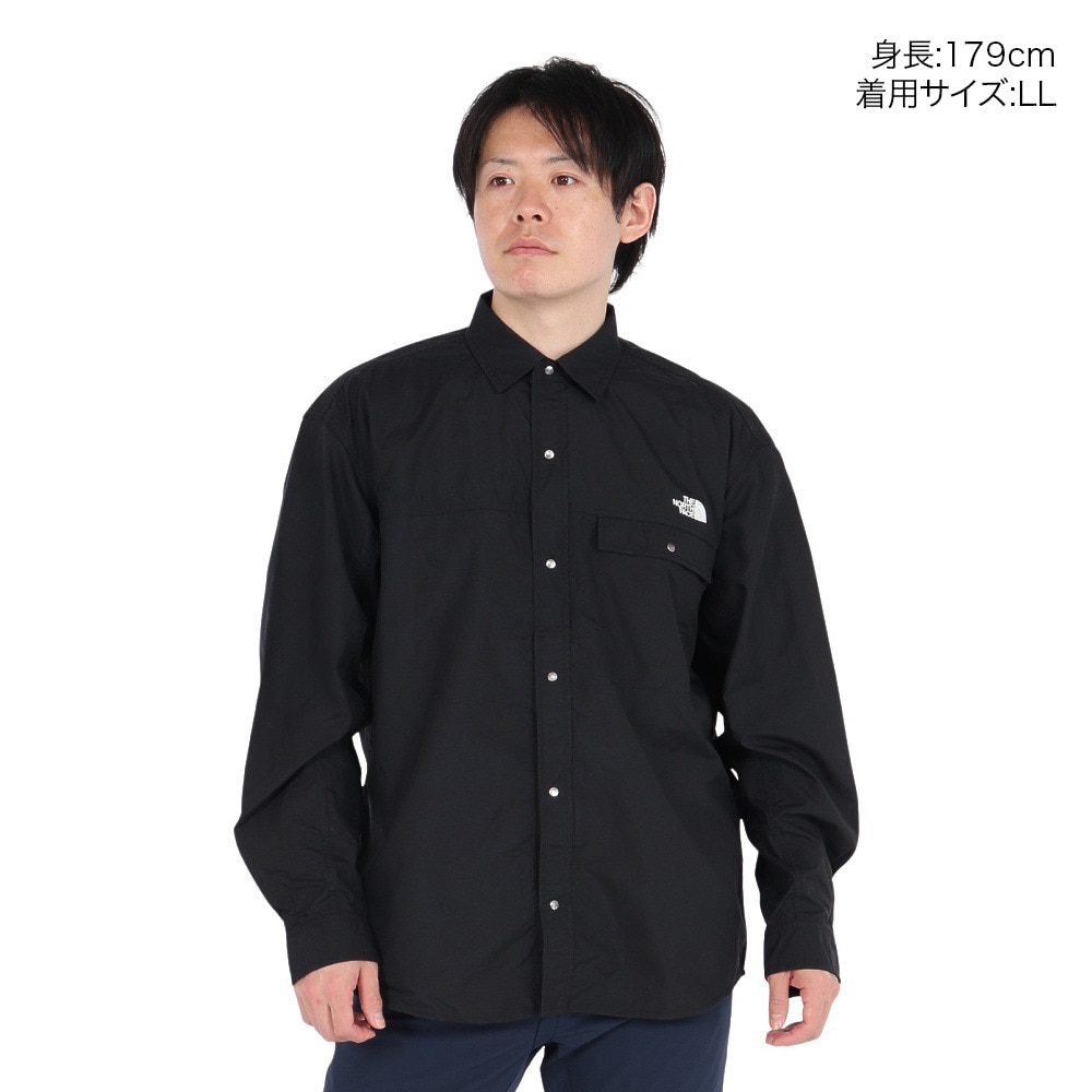 ザ・ノース・フェイス（THE NORTH FACE）（メンズ、レディース）長袖シャツ NUPTSE NR12552 K