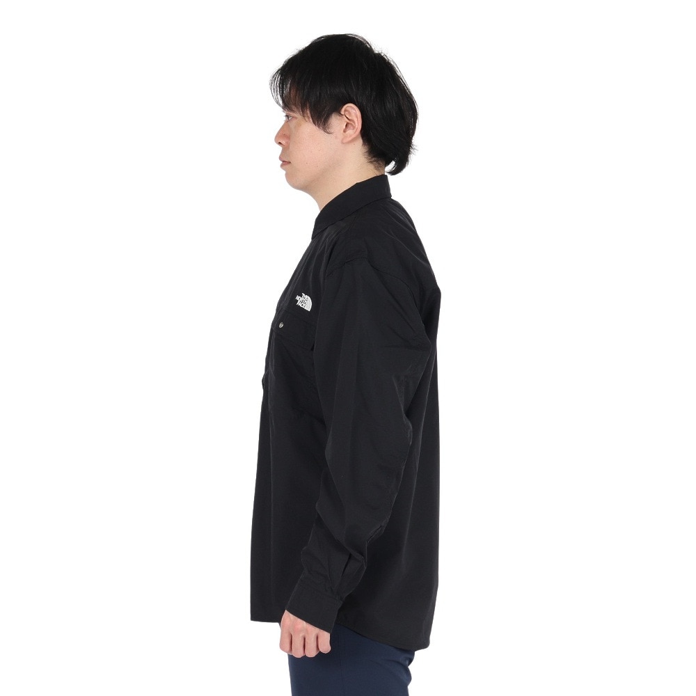 ザ・ノース・フェイス（THE NORTH FACE）（メンズ、レディース）長袖シャツ NUPTSE NR12552 K