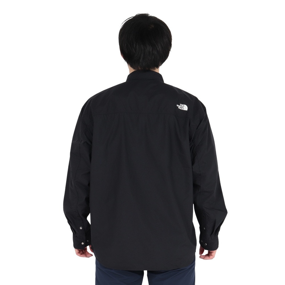 ザ・ノース・フェイス（THE NORTH FACE）（メンズ、レディース）長袖シャツ NUPTSE NR12552 K