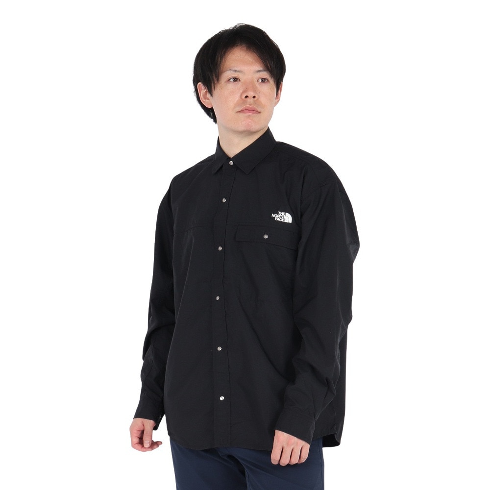 ザ・ノース・フェイス（THE NORTH FACE）（メンズ、レディース）長袖シャツ NUPTSE NR12552 K