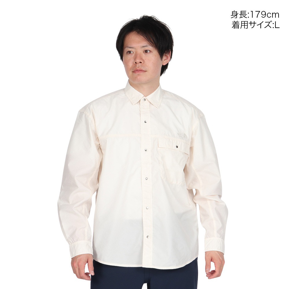 ザ・ノース・フェイス（THE NORTH FACE）（メンズ、レディース）長袖シャツ NUPTSE NR12552 WD