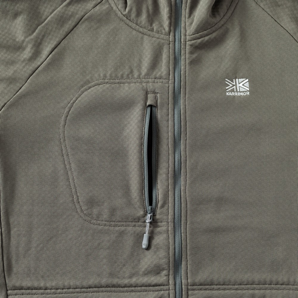 カリマー（karrimor）（メンズ）長袖シャツ octa ジップ フーディー 101597-7500