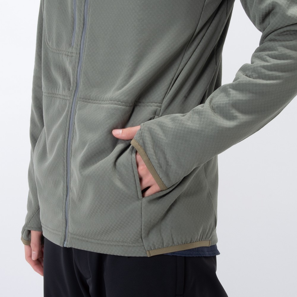 カリマー（karrimor）（メンズ）長袖シャツ octa ジップ フーディー 101597-7500