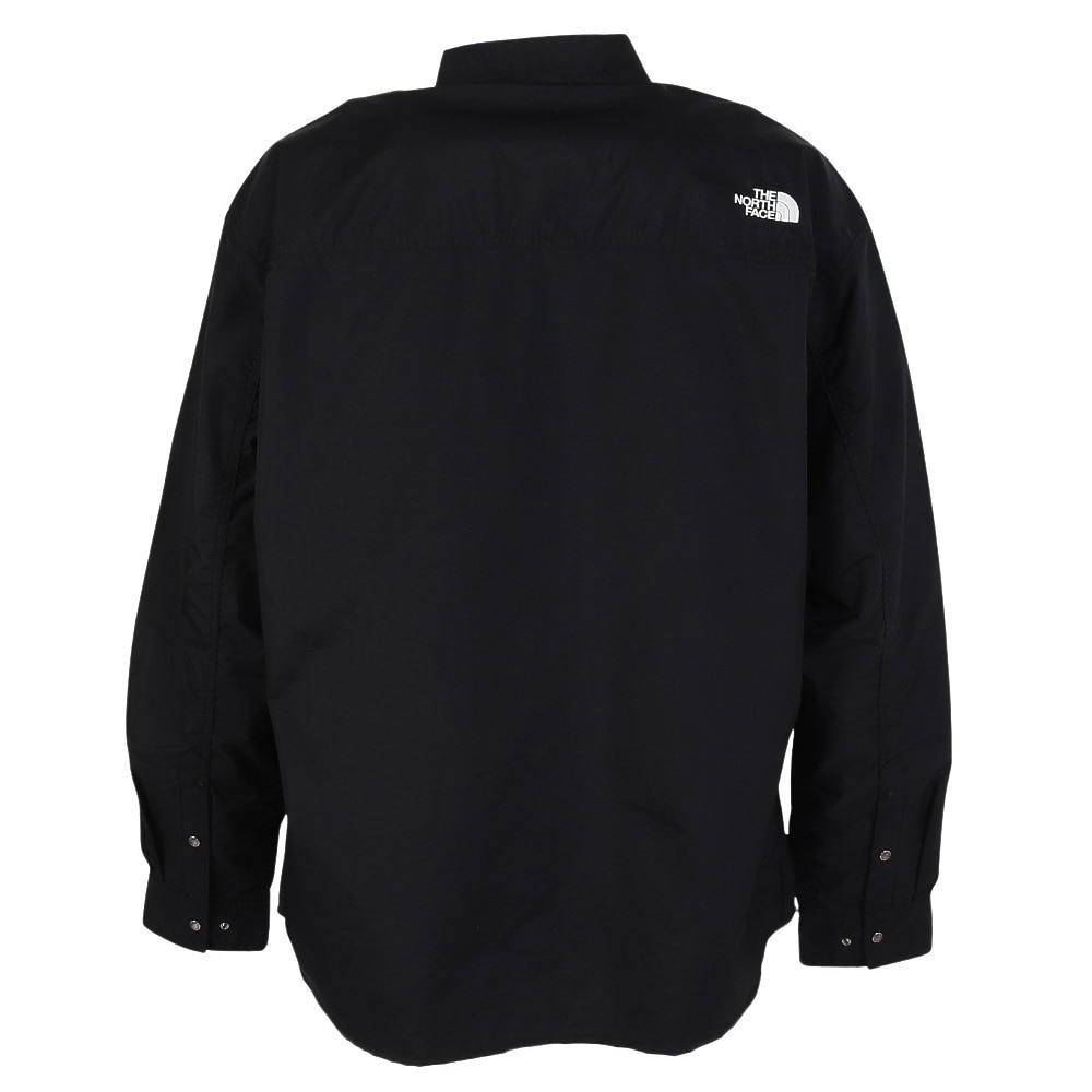 ザ・ノース・フェイス（THE NORTH FACE）（メンズ、レディース）長袖シャツ ロングスリーブヌプシシャツ NR62550 K