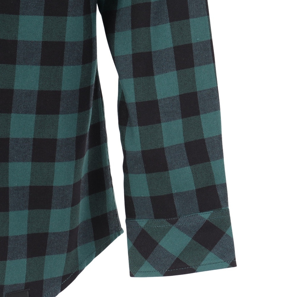 ミレー（Millet）（メンズ）長袖シャツ サーモ チェック シャツ ロング