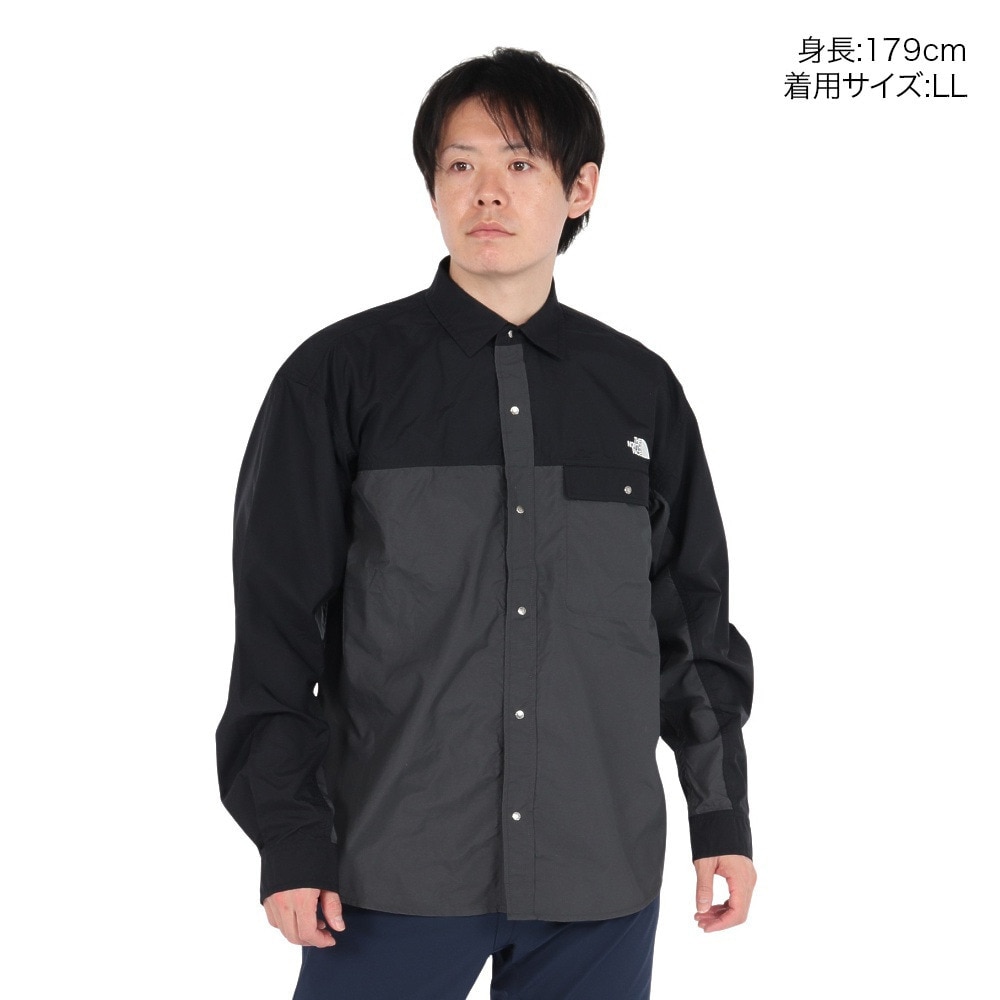 ザ・ノース・フェイス（THE NORTH FACE）（メンズ）長袖シャツ NUPTSE NR12552 BA