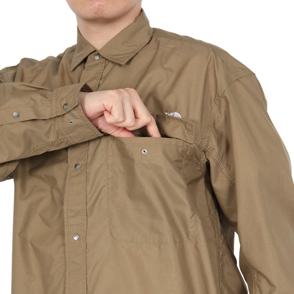 ザ・ノース・フェイス（THE NORTH FACE）（メンズ）長袖シャツ ロングスリーブ ヌプシ シャツ NR12552 CK
