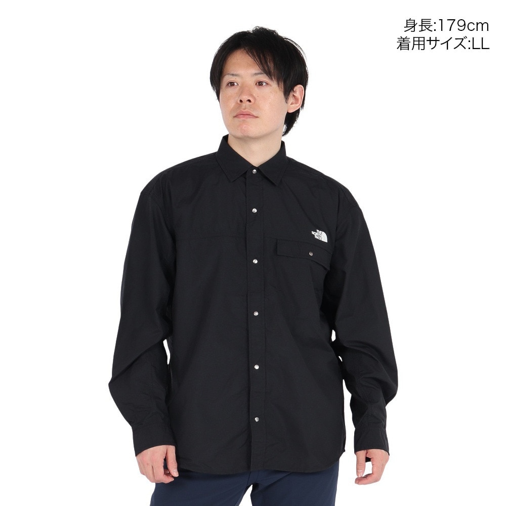 ザ・ノース・フェイス（THE NORTH FACE）（メンズ）長袖シャツ NUPTSE NR12552 K