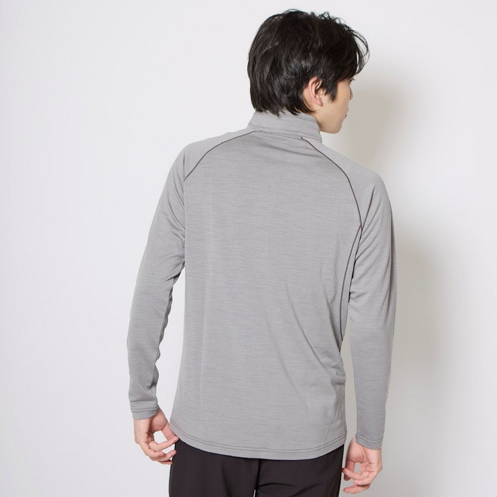 フォックスファイヤー（Foxfire）（メンズ）長袖シャツ PPウールハーフジップ 5115477-020