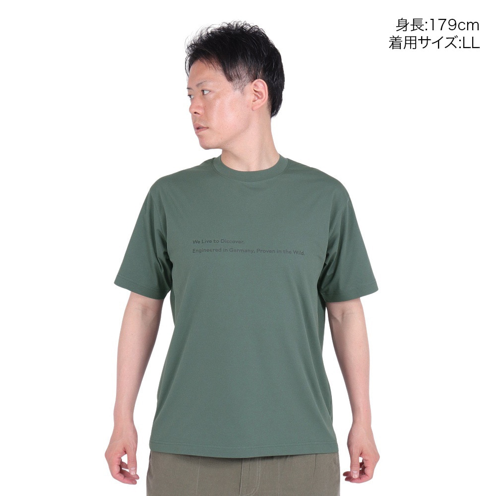 ジャックウルフスキン（JackWolfskin）（メンズ）半袖シャツ サンシェルター ベースTシャツ 5030762-4136