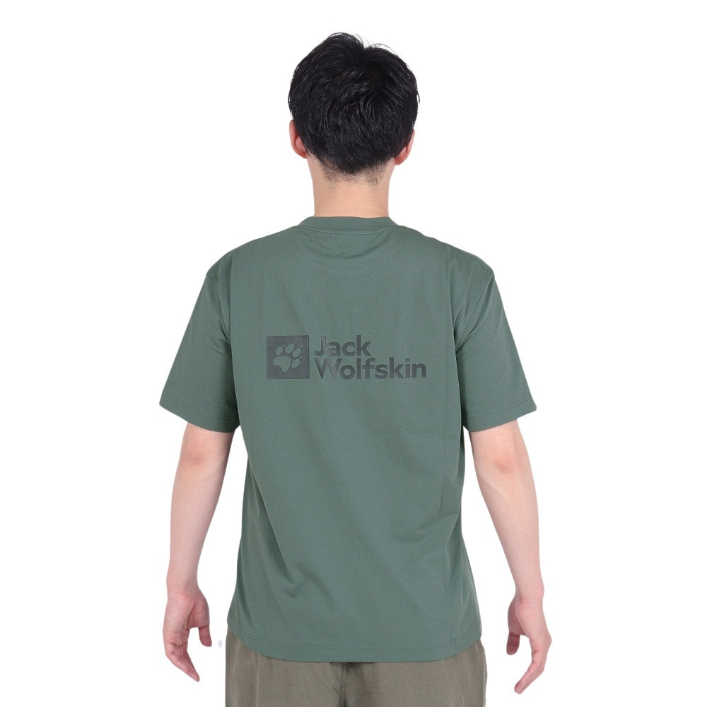 ジャックウルフスキン（JackWolfskin）（メンズ）半袖シャツ サンシェルター ベースTシャツ 5030762-4136