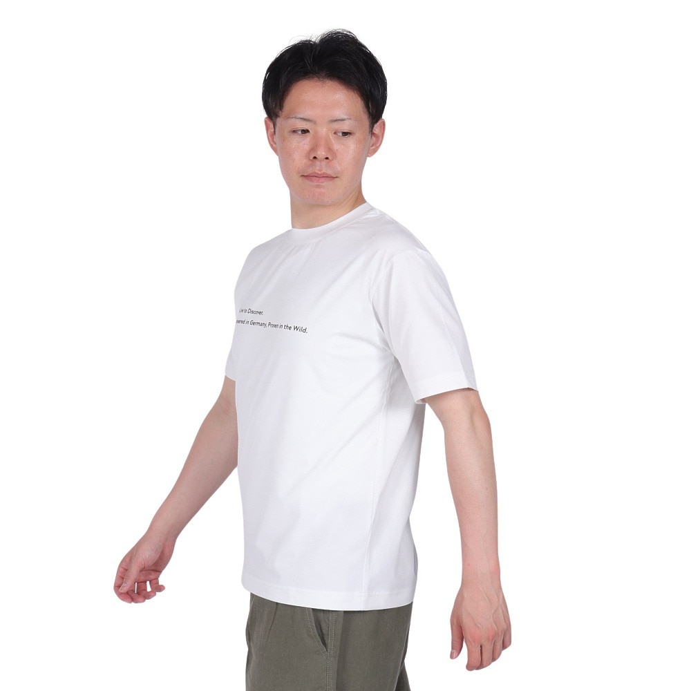 ジャックウルフスキン（JackWolfskin）（メンズ）半袖シャツ サンシェルター ベースTシャツ 5030762-5055