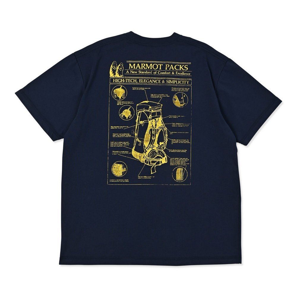 マーモット（Marmot）（メンズ）半袖シャツ Archive paks Tシャツ MTSS26MST068C005