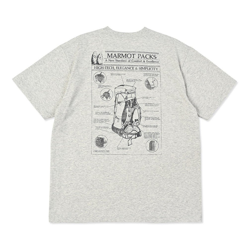 マーモット（Marmot）（メンズ）半袖シャツ Archive paks Tシャツ MTSS26MST068C087