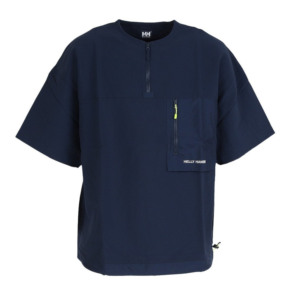CRESCENT 半袖プルオーバー 　　【新品未使用】 ヘリーハンセン（HELLY HANSEN）（メンズ）半袖シャツ ミステプル